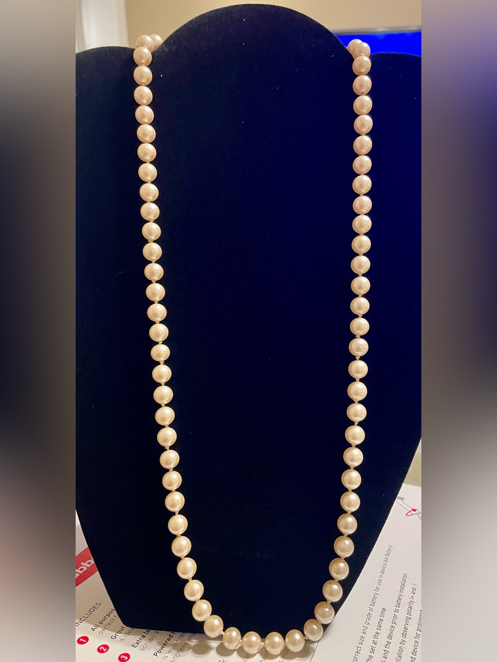 Talbots Cream Pearl Necklace Strand